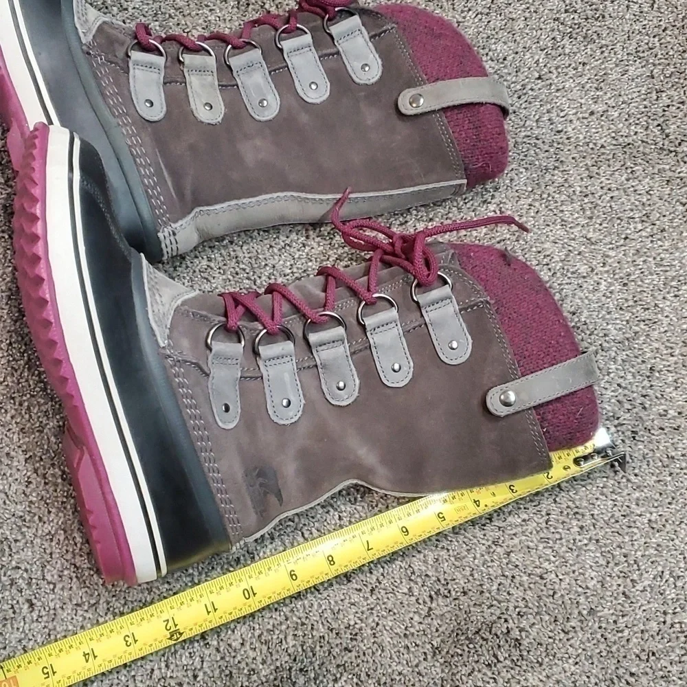 Sorel Women Joan Of Artic Tall Duck Rubber Waterproof Boots shoes sz 7.5